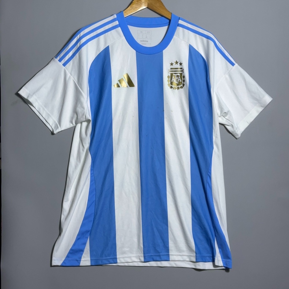 Adidas Argentina Jersey Mens Size XL Home 2024 Soccer Slim Fit IP8395